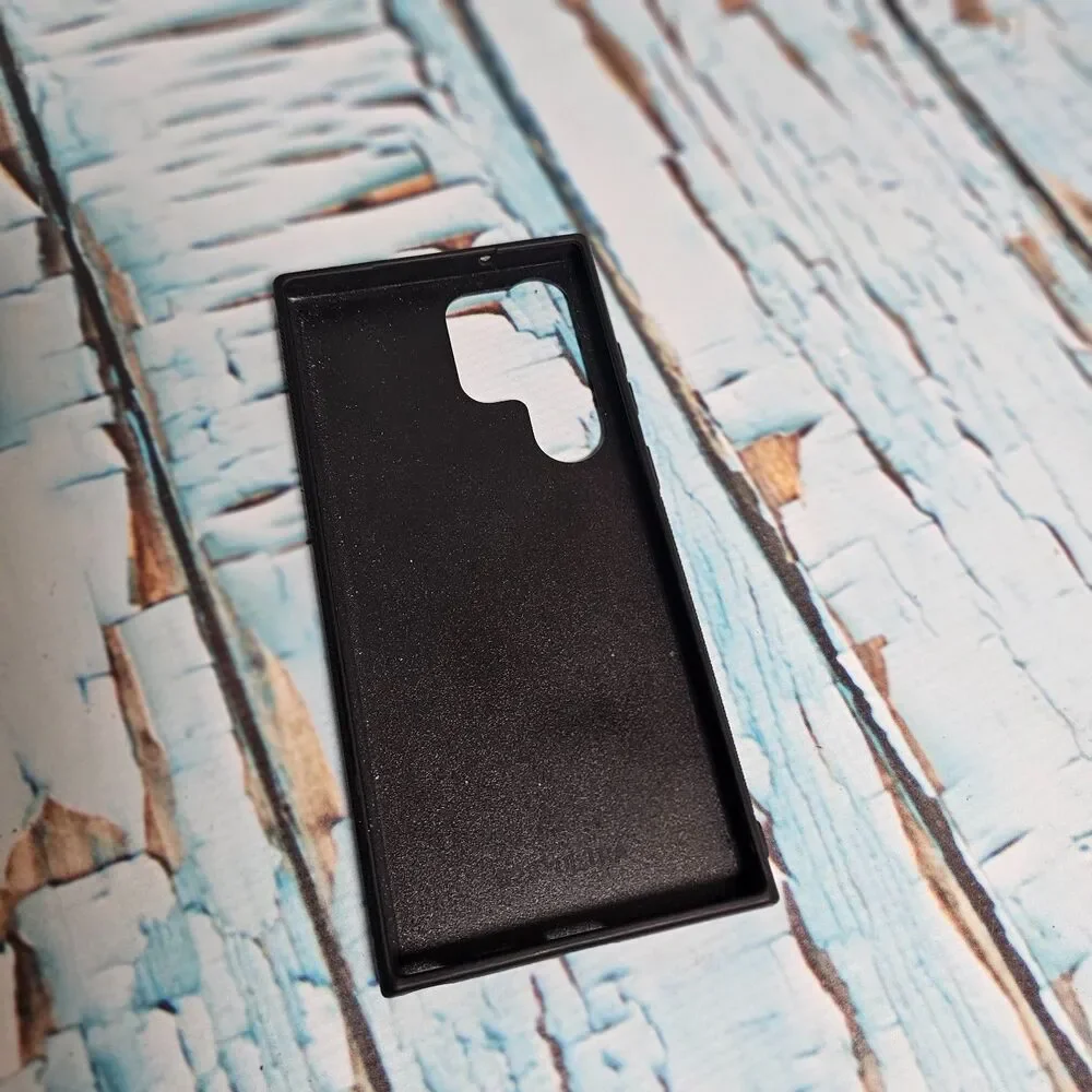 Custom “Sprinkle Boss” Samsung Galaxy S23 Ultra Case Black Glitter Handmade